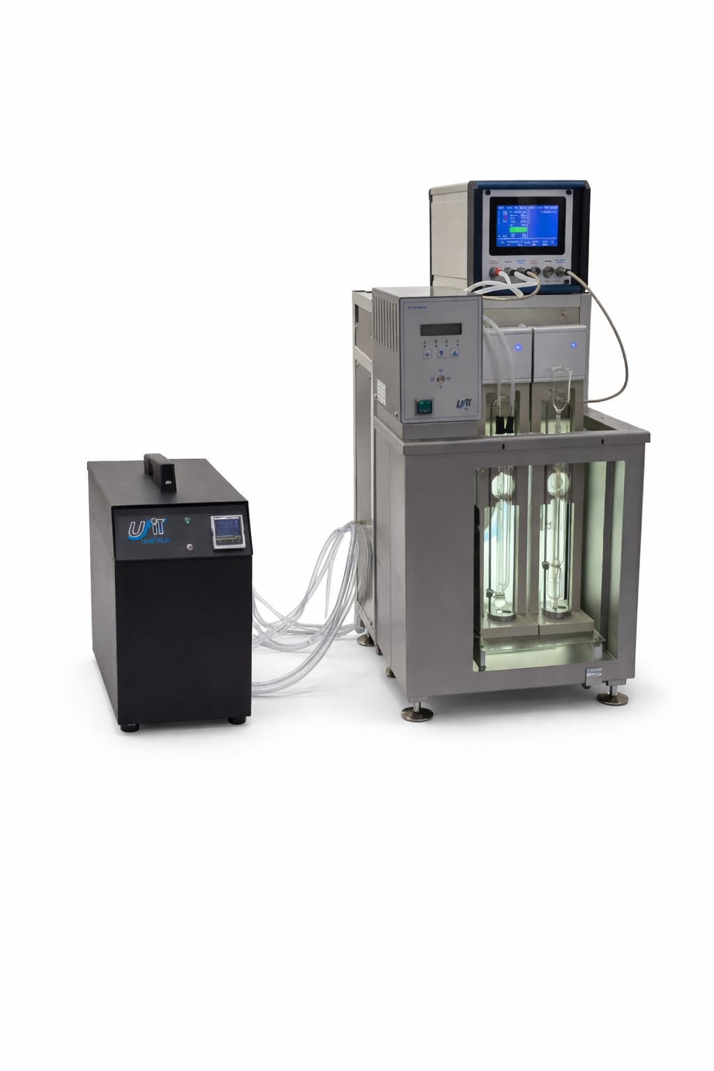 Laboratory temperature control equipment used with viscosity systems